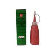 Order Now! Automatic Numbering Machine Ink - Red. Oil based lubricating ink, only for use in numbering machines. Free Shipping. No Sales Tax - Ever!
