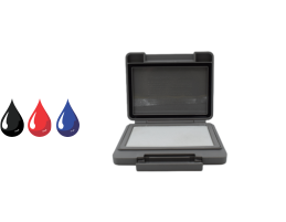 2-5/8" x 4-1/8" Air Tight sealed #3 Stamp Pads for rubber hand stamps. Used with alcohol based inks, available in 3 colors or dry. Free shipping! No Sales Tax!