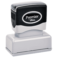 Shiny Premier 115 'For Deposit Only' endorsement stamps are perfect for regular or mobile deposits. 11 unique ink colors. Free shipping. No Sales Tax!