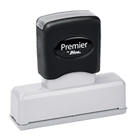 Order the Premier EA-55 Pre-Inked Stamp with your choice of 11 bright ink colors. Free same day shipping. Excellent customer service. No sales tax - ever.