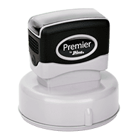 Shiny Premier 655 Multi Surface Stamp is the largest pre-inked round stamps at 2 inches in diameter. No sales tax ever.