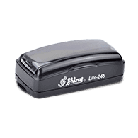 Order the Premier LI-245 Compact Pre-Inked Stamp with your choice of 11 bright ink colors. Free same day shipping. Excellent customer service. No sales tax - ever.