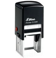 Shiny S-530 self-inking stamp made daily online. Free same day shipping. Excellent customer service. No sales tax - ever.
