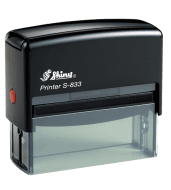 Shiny self-inking stamps made daily online. Select from 8 bright colors for the built-in removable ink pad that will last for several thousand impressions. 100% Guaranteed. No sales tax ever.