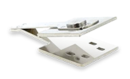 Shiny 1-5/8" Square Replacement Embosser Clip. Fits Shiny Handheld & Desktop Embossers. Round Clips also available. Free Shipping!