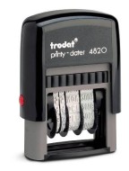Order Now! Trodat 4820 Plastic Date Stamp. 5/32" tall date, 10+ years, 8 ink colors to choose from. Free Shipping. No Sales Tax - Ever!