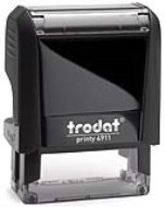 Order Now! Trodat Printy 4911 Rubber Stamp. Add lines of text, upload artwork, or both. Free Shipping. No Sales Tax - Ever!