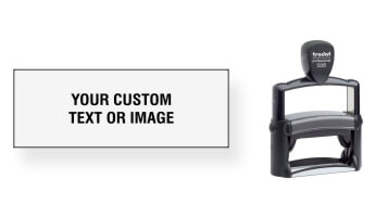 Order Now! Trodat 5205 Custom Rubber Stamp. Add lines of text, upload artwork, or both. Free Shipping. No Sales Tax - Ever!