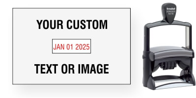 Order Now! Trodat 54110 Date Stamp. Add lines of text or upload artwork to imprint around the date Free Shipping. No Sales Tax - Ever!