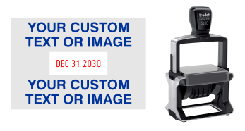 Customize your own Trodat 5480 Custom Rubber Stamp. Add lines of text, upload artwork, or both. 1 business day turn around! Free Shipping! No Sales Tax!