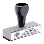 Traditional wood knob Colorado notary stamps use a preformatted template, guaranteed to meet all state requirements. Free same-day shipping. No sales tax!