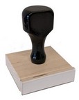 Order Now! Wood Knob Handle Rectangle US Virgin Islands Notary Stamp. 1" x 2.75" stamp with your Notary Seal information. Free Shipping. No Sales Tax - Ever!