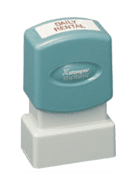 The Xstamper N04 customizable stamp can be used with those smaller spaces many documents have, perfect for a short message. No sales tax - ever.