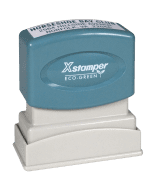 The Xstamper N10 rubber stamp is the perfect size for small signatures, compact endorsements, address stamps, or company logos. Free Shipping. No sales tax - ever.