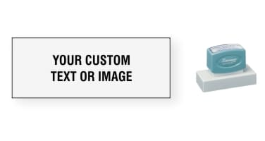 The Xstamper N24 custom stamp is a pre-inked stamp that can be personalized with your custom message or image. Free Shipping. No sales tax - ever.