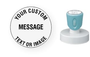 Personalized Address Pikeson Round 2 Custom Stamp