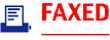 "FAXED" (BLUE/RED) pre-inked Xstamper stock stamps with a 1/2" x 1-5/8" impression size. Free same-day shipping! No sales tax!