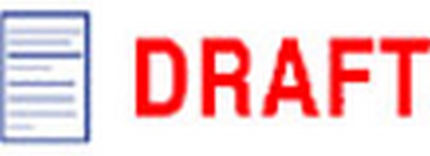 "DRAFT" (BLUE/RED) pre-inked Xstamper stock stamps with a 1/2" x 1-5/8" impression size. Free same-day shipping! No sales tax!