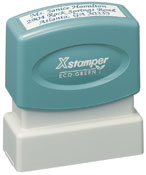 The Xstamper N10 rubber stamp is the perfect size for small signatures, compact endorsements, address stamps, or company logos. Free Shipping. No sales tax - ever.
