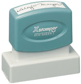 The Xstamper N11 custom stamp lets you get creative and customize up to 4 lines of text or add your own custom artwork. Free Shipping. No sales tax - ever.