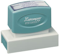 The Xstamper N18 custom stamp is a great addition to your office, with any message or image you want. Free Shipping. No sales tax - ever.